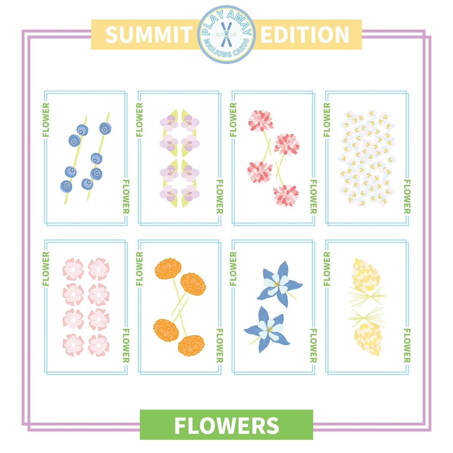 Play Away Mahjong Cards: Summit Edition - themonogram manor 