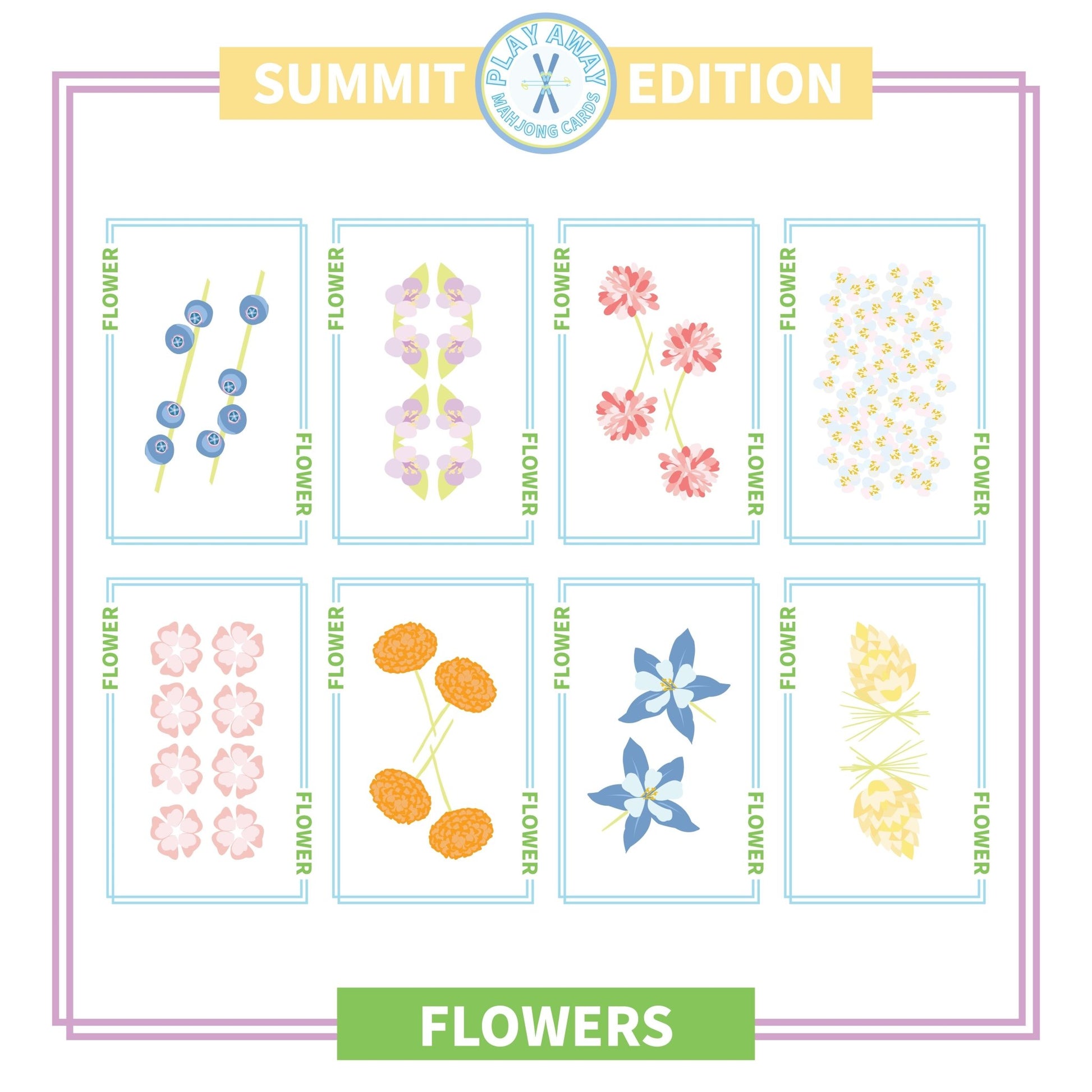 Play Away Mahjong Cards: Summit Edition - themonogram manor 