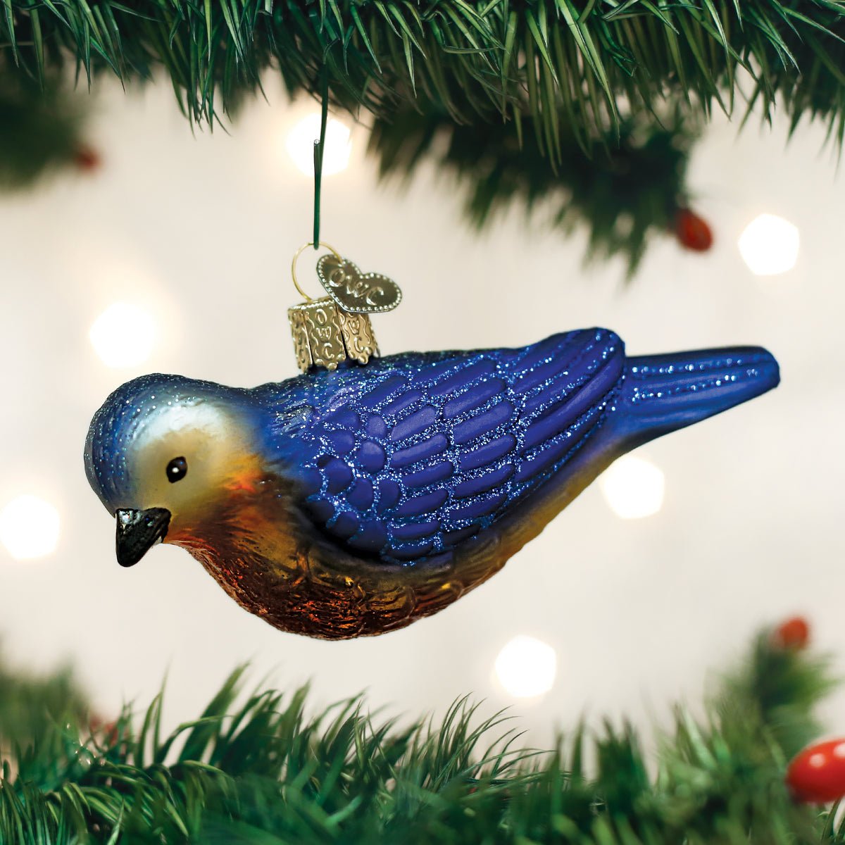 Hanging Western Bluebird - #themonogram manor #
