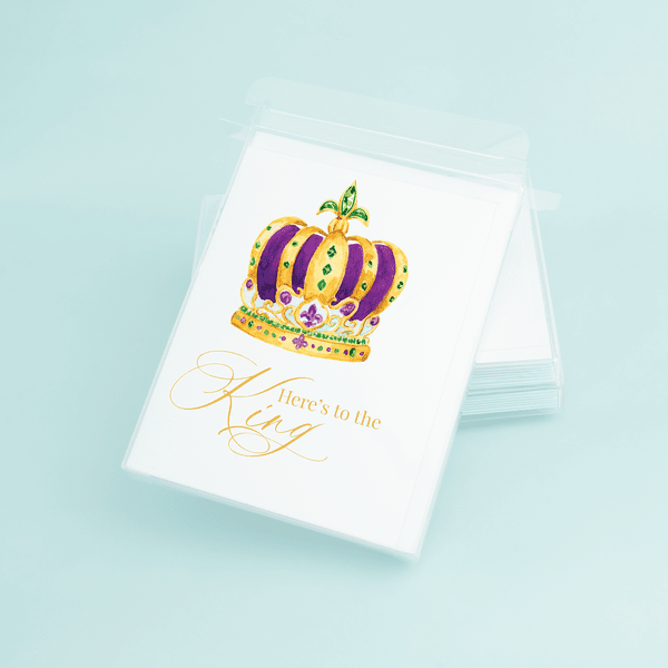 King Crown "Here's to the King" - themonogram manor 