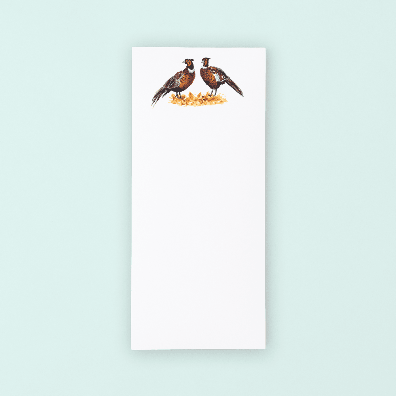Pheasants Lists Pad - themonogram manor 