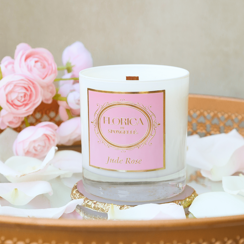 Jude Rose Candle | Florica - themonogram manor 