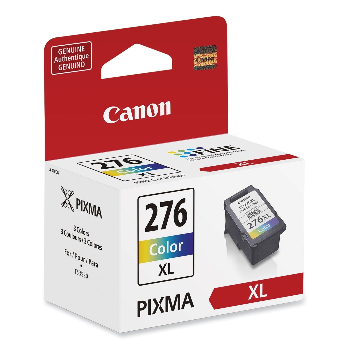 Canon 4987C001 (CL - 276XL) Chromalife 100 High - Yield Ink, 300 Page - Yield, Tri - Color - themonogram manor 