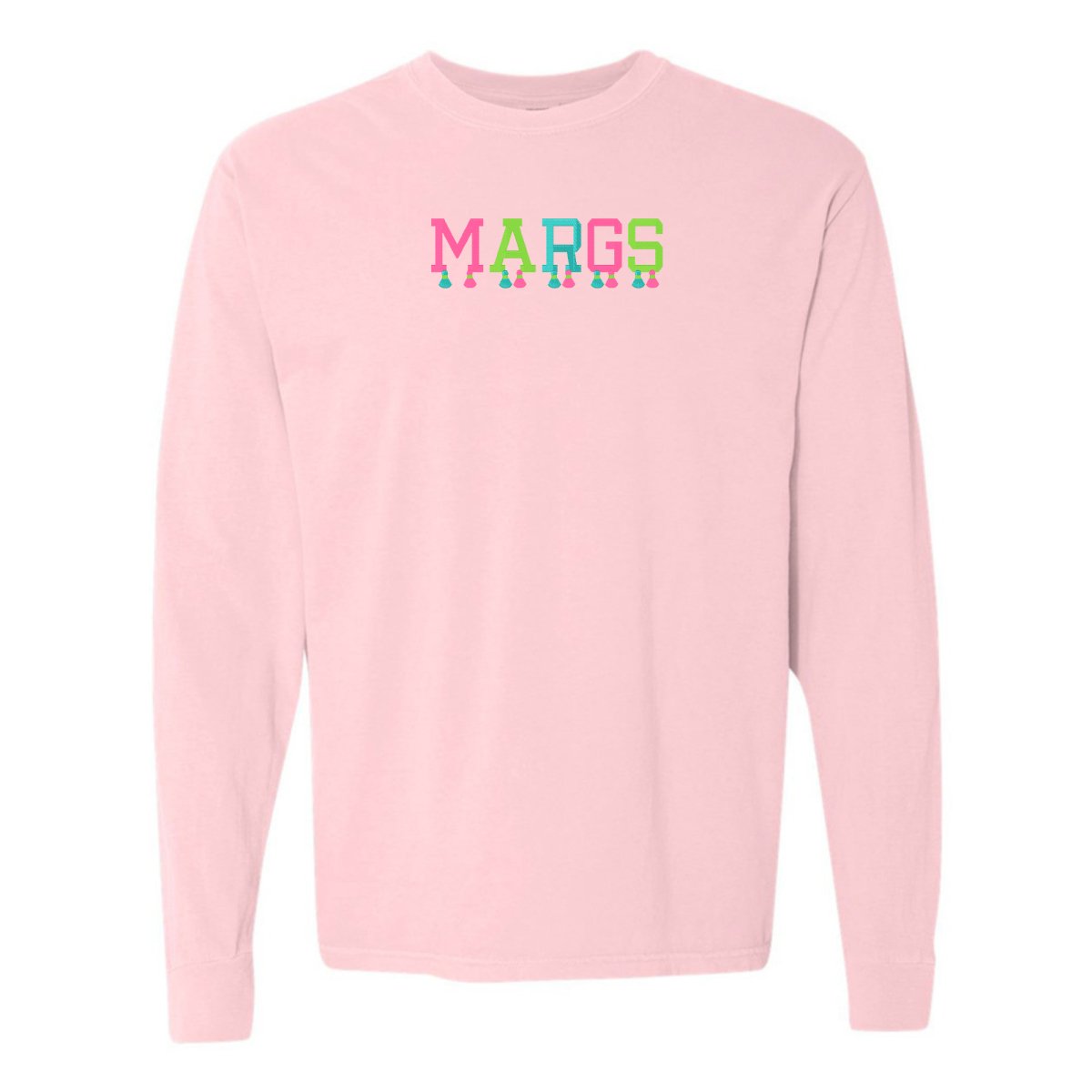 Embroidered Tasseled 'Margs' Long Sleeve - themonogram manor 