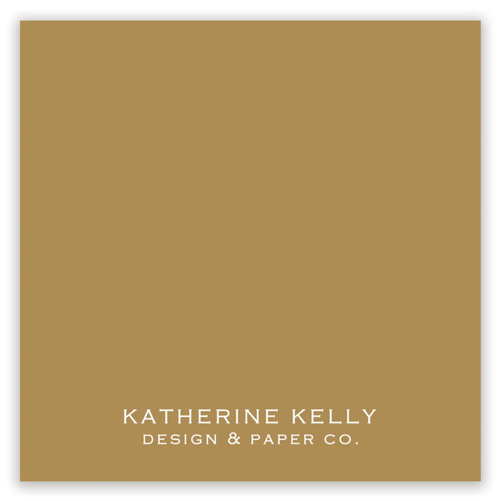 christmas script gold enclosure card - themonogram manor 