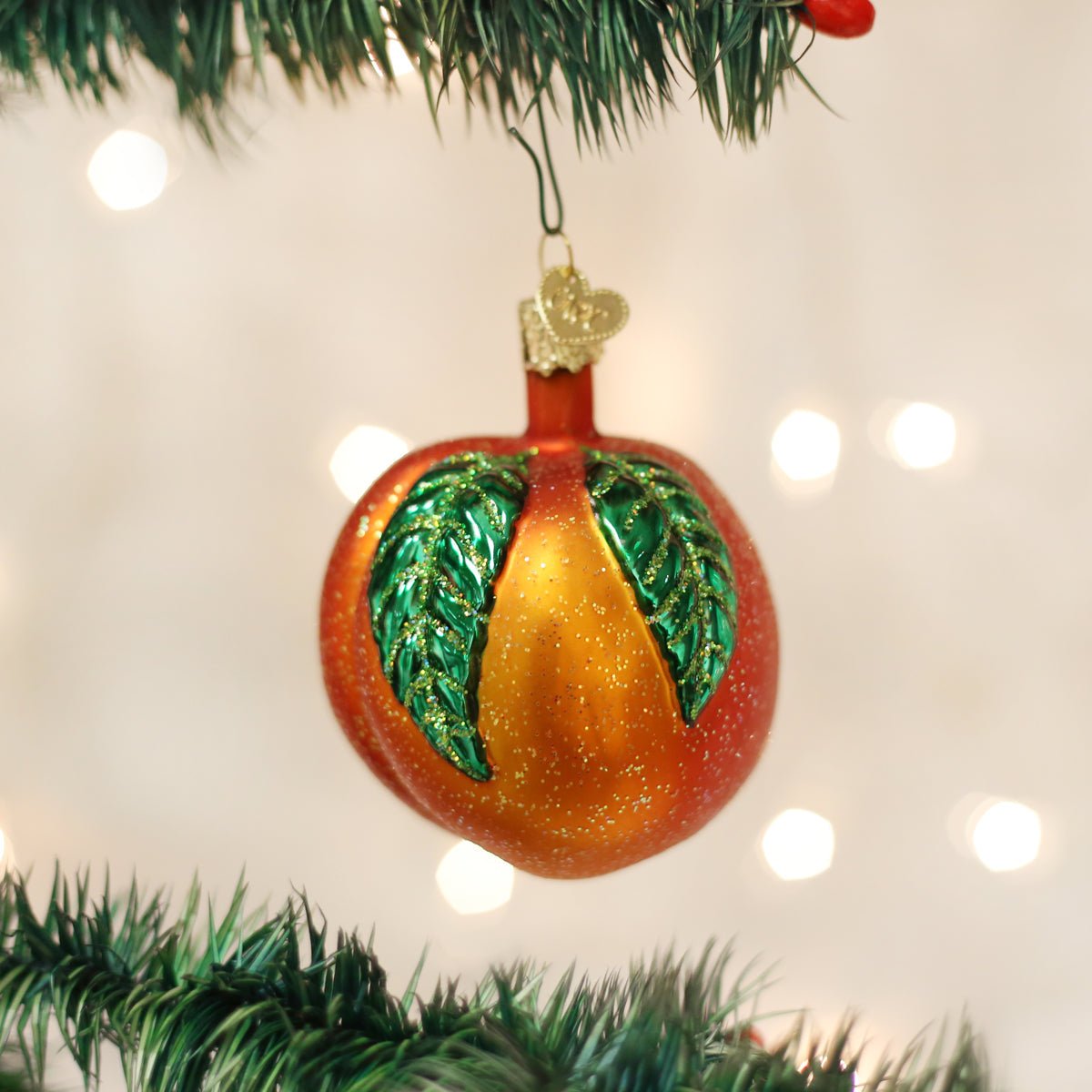Peach Ornament - #themonogram manor #