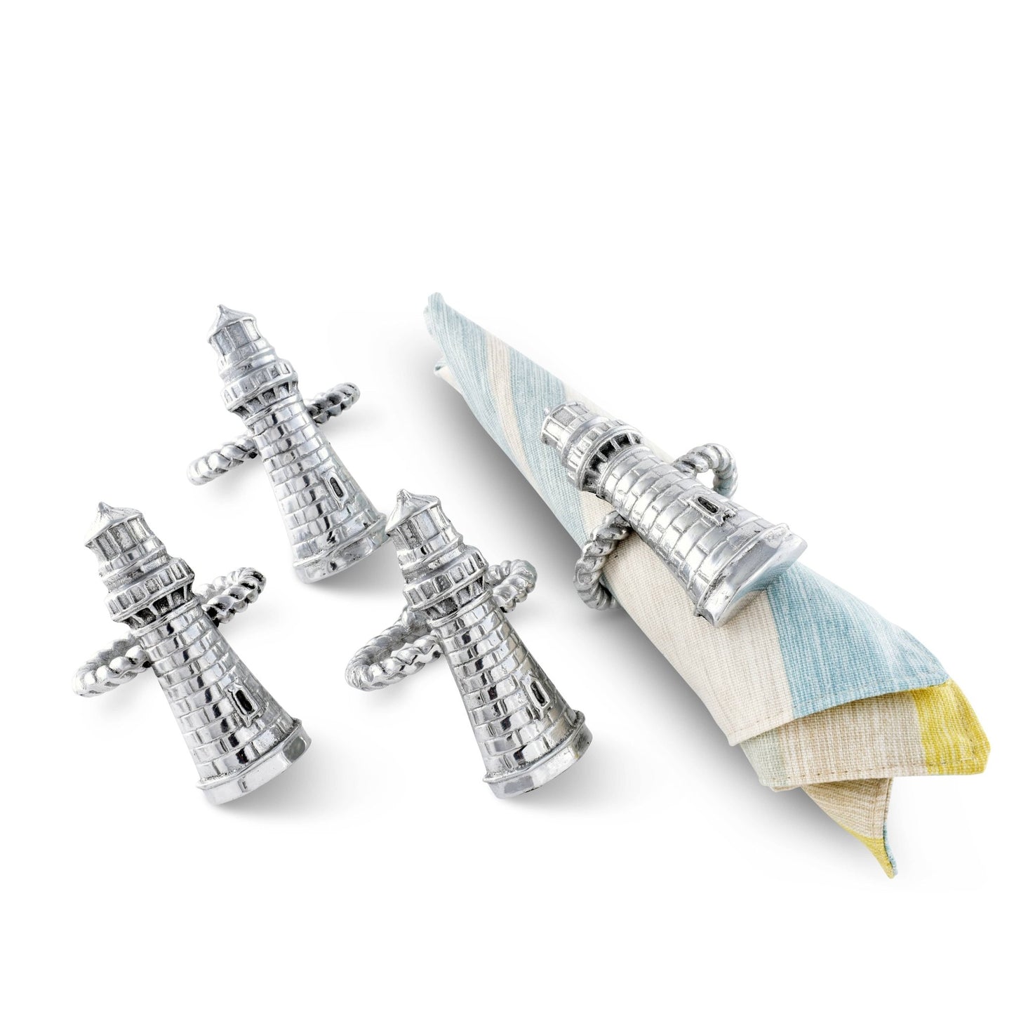 Lighthouse Napkin Rings - themonogram manor 