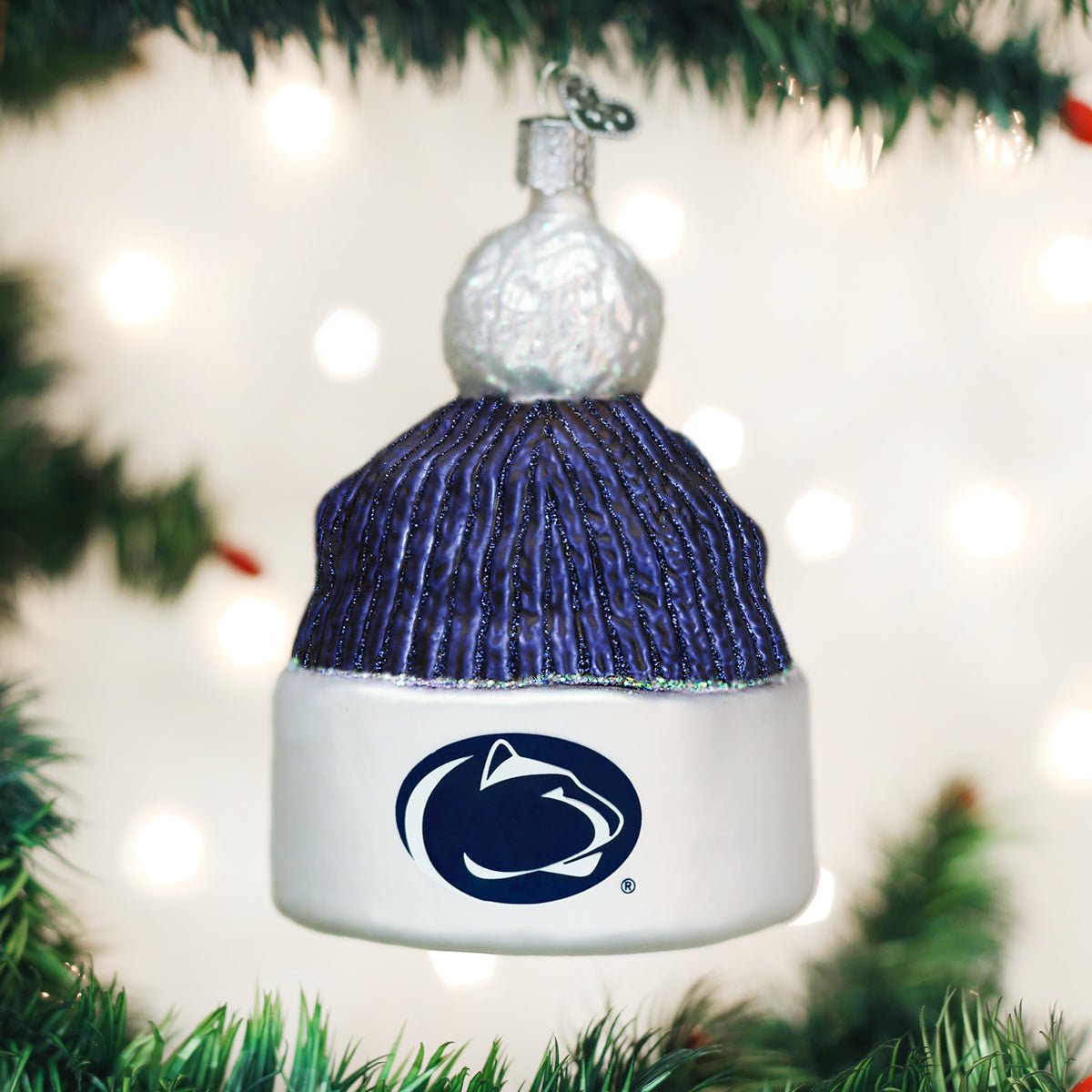 Penn State Beanie Ornament - themonogram manor 