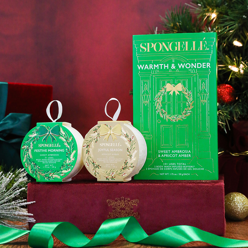 Warmth & Wonder | Holiday Wreath Gift Set - themonogram manor 