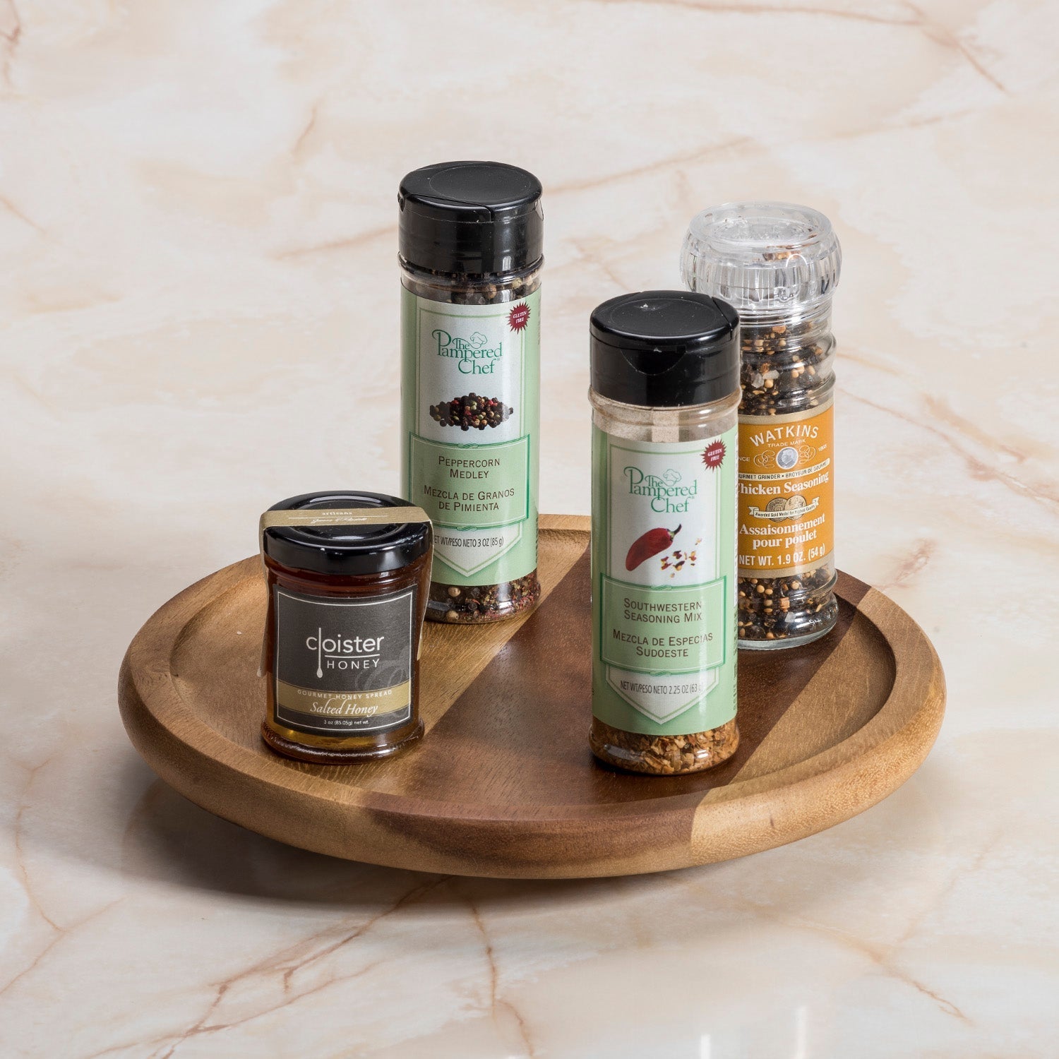 Round Lazy Susan - themonogram manor 