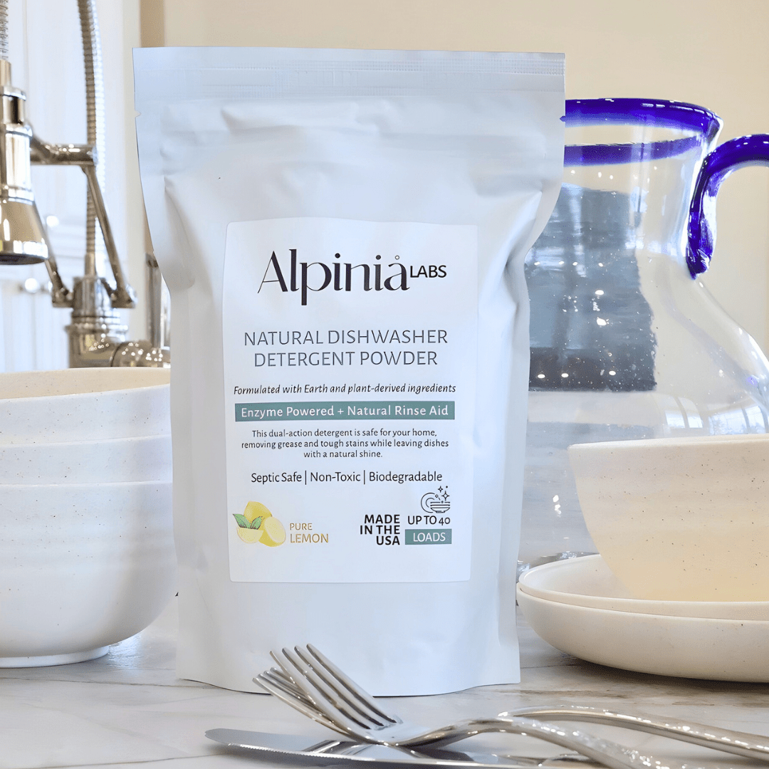 Powerful Dishwasher Detergent with Enzymes — No Microplastics, No Residue - themonogram manor 