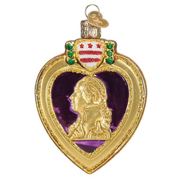 Purple Heart Ornament - #themonogram manor #