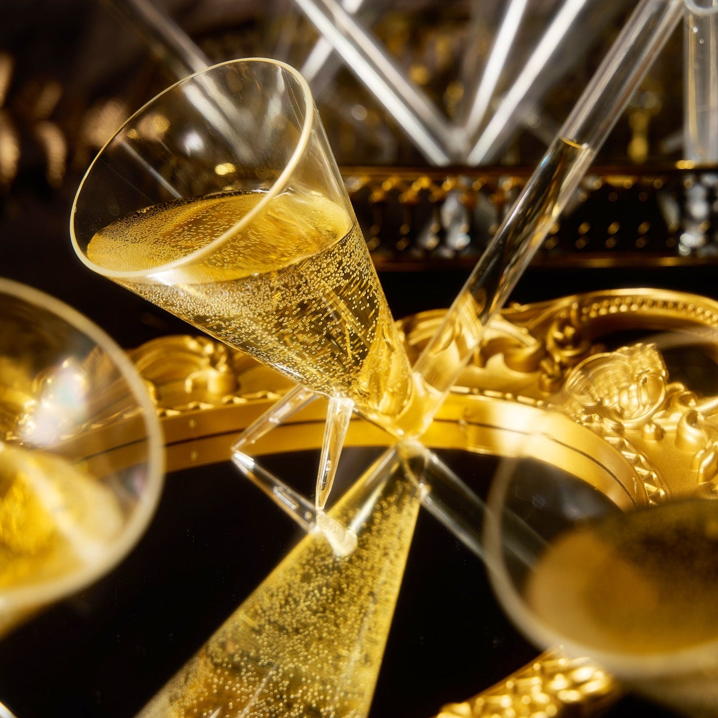 Festa Acrylic Champagne Shooter, Set of 6 - themonogram manor 