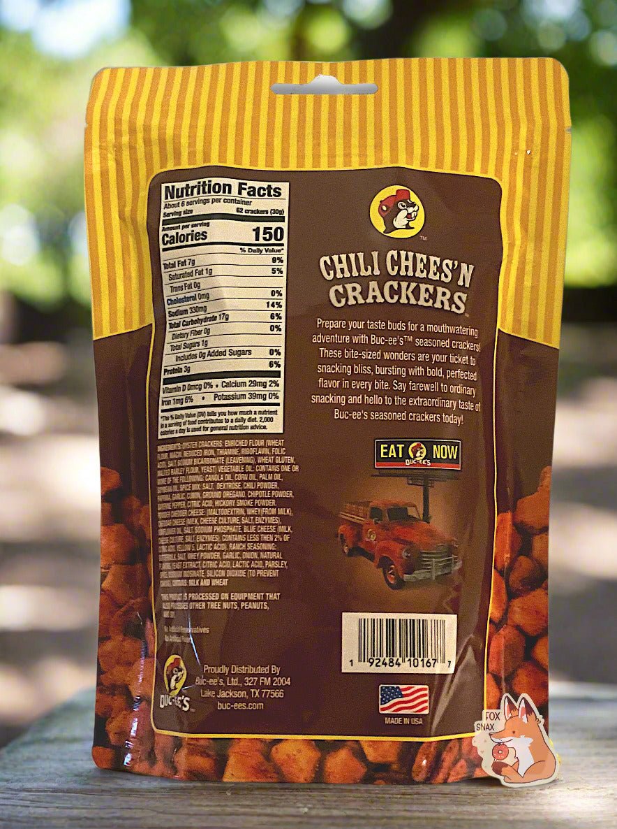 Buc - ee's Chili Chees'n Crackers - themonogram manor 