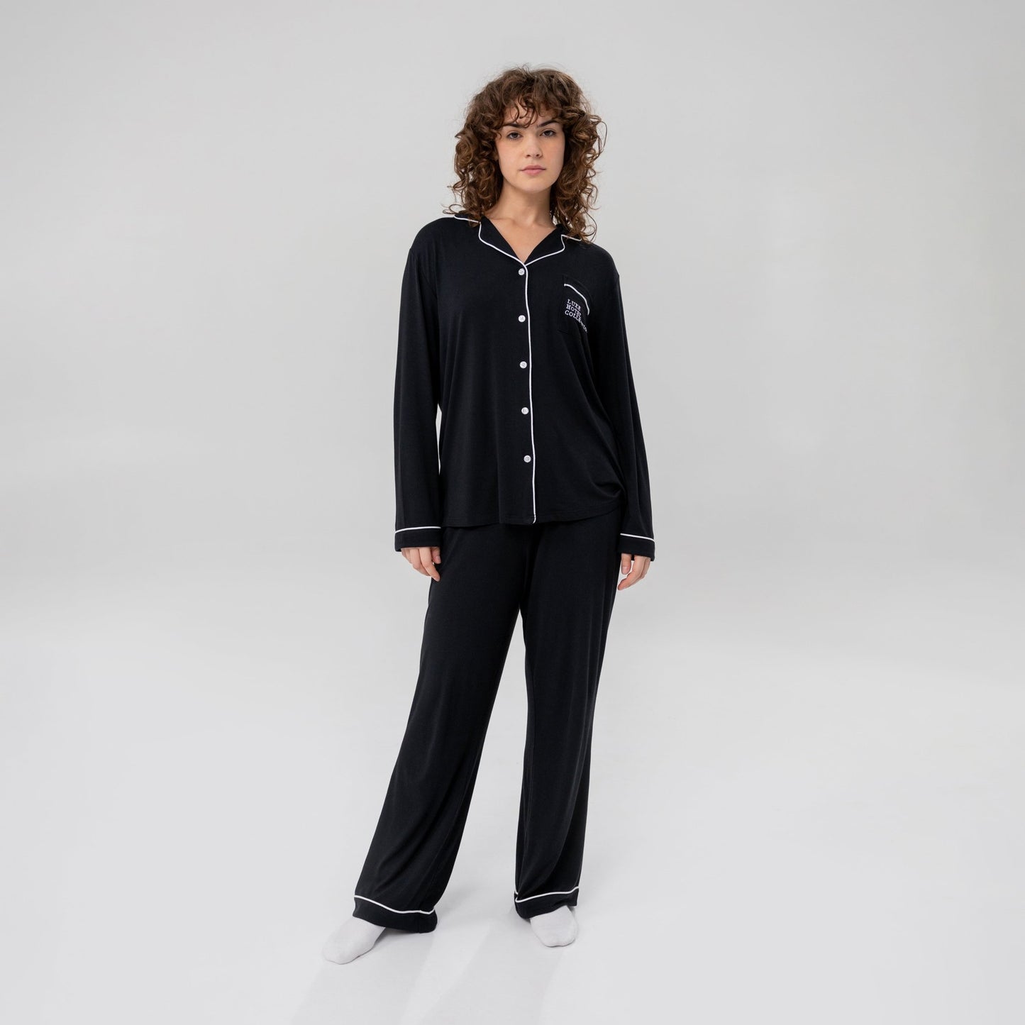 Women's Luxe Bamboo Long PJ Set - themonogram manor 