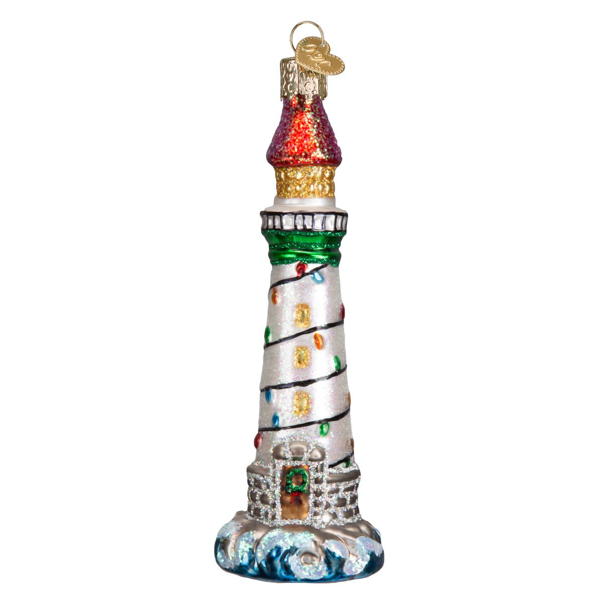 Holiday Lighthouse Ornament - themonogram manor 