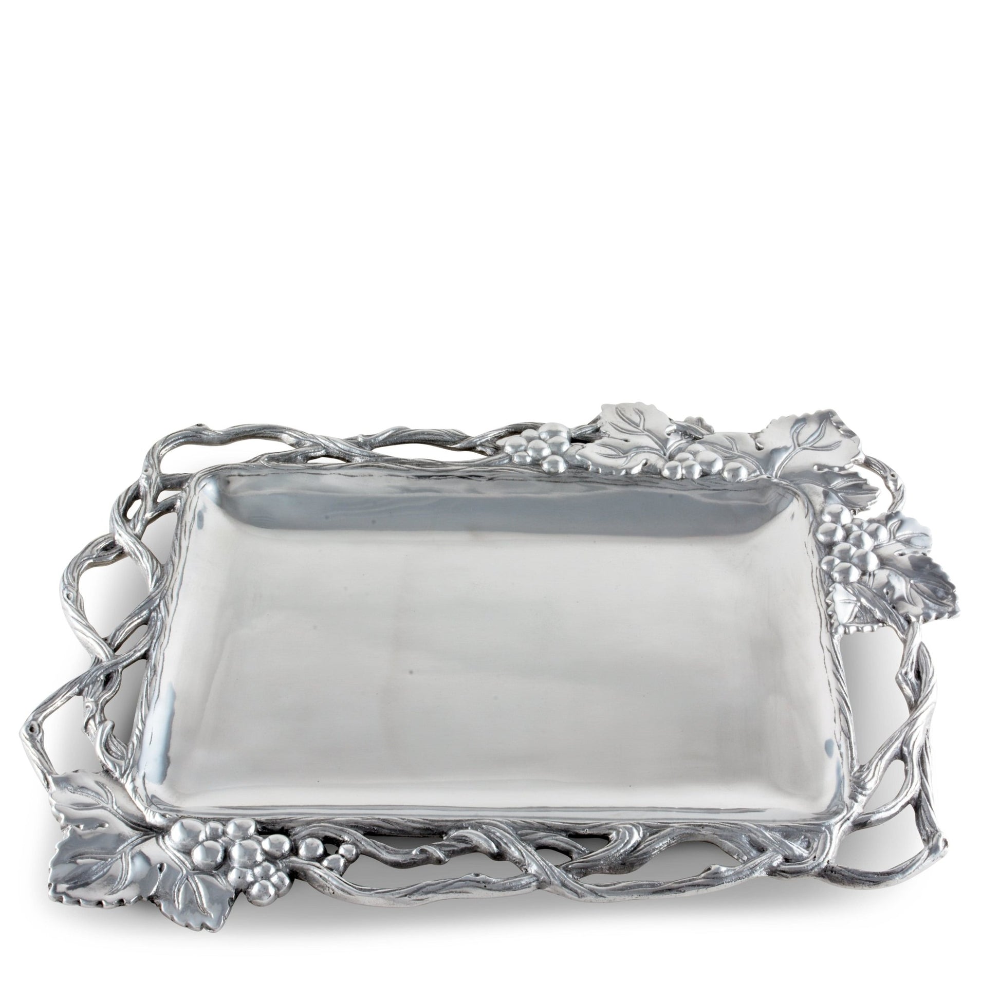 Grape Open Vine Rectangle Tray - themonogram manor 