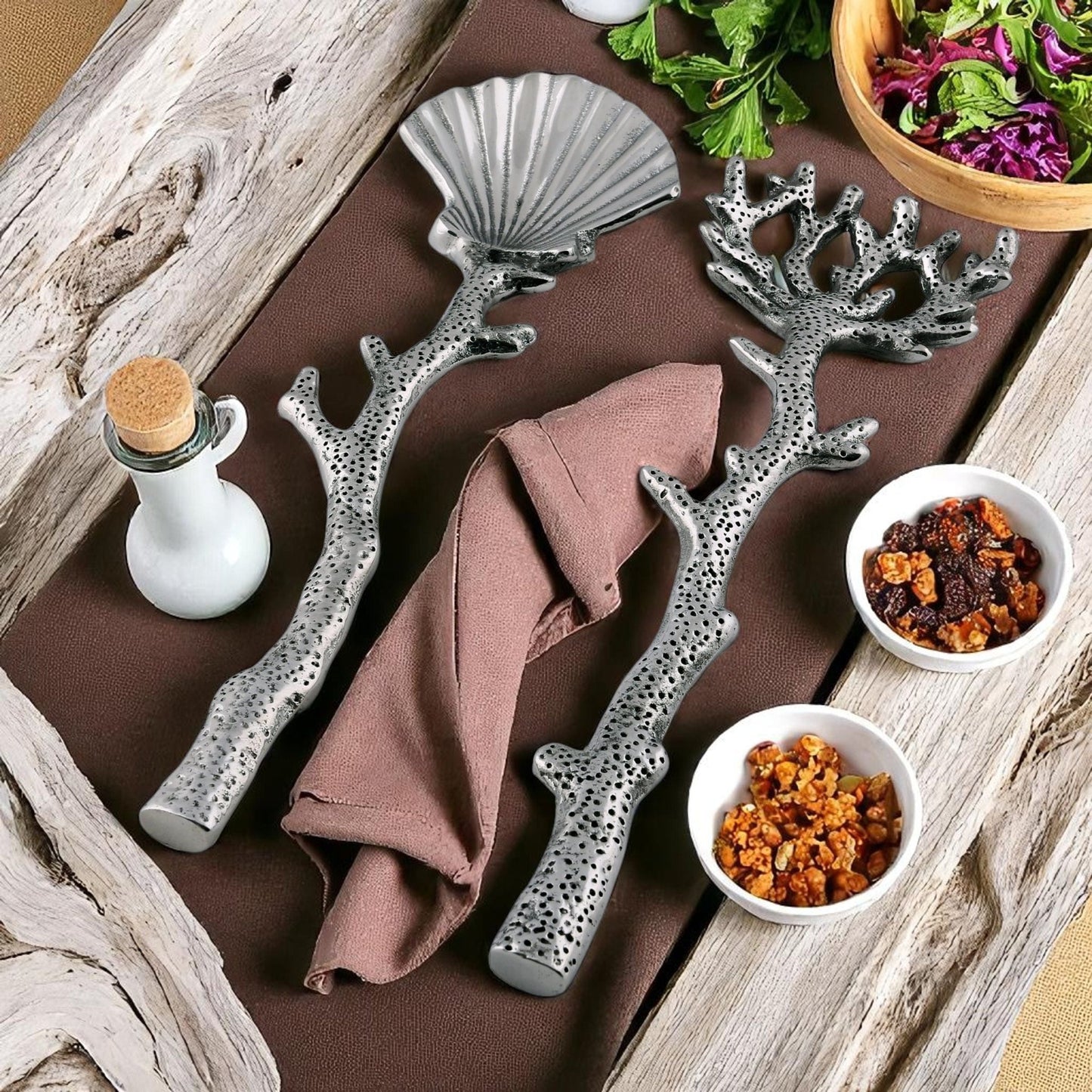 Shell and Sea Life Serving Set - themonogram manor 