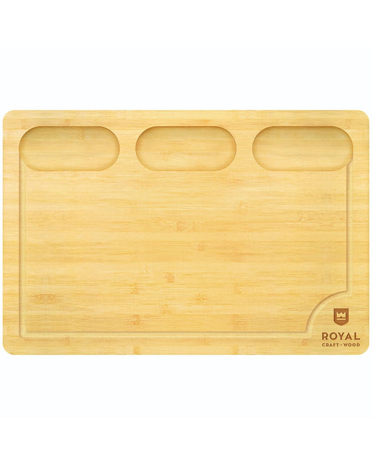 Cutting Board with Compartments, 18” x 12” - themonogram manor 