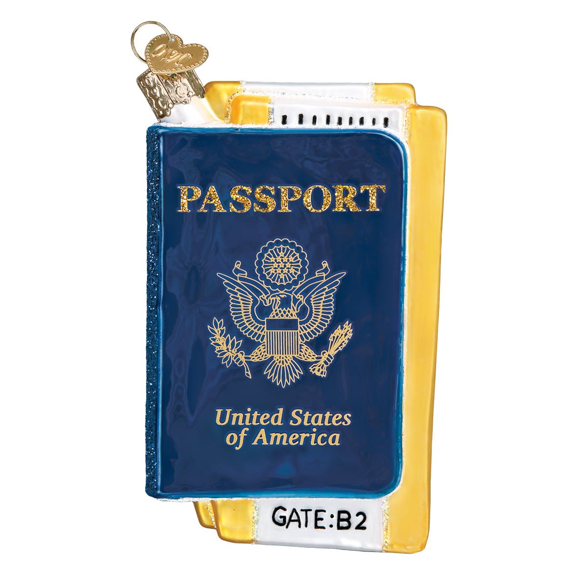 Passport Ornament - #themonogram manor #