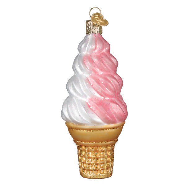 Strawberry Swirl Soft Serve Ornament - themonogram manor 