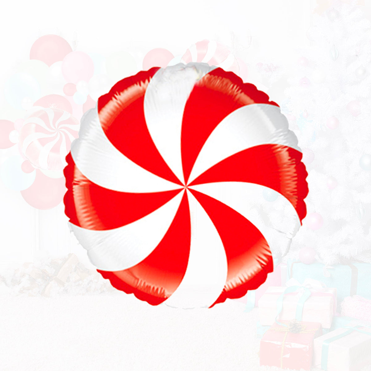 Peppermint Christmas Balloon - themonogram manor 