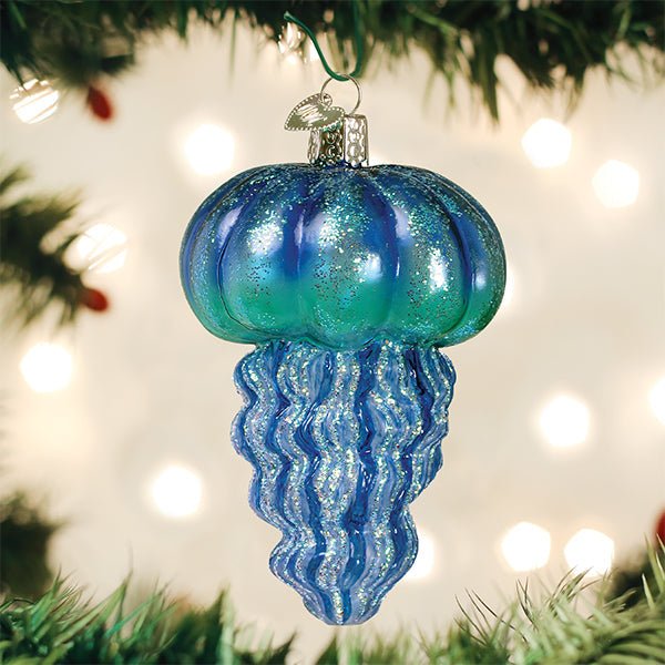 Blue Jellyfish Ornament - themonogram manor 