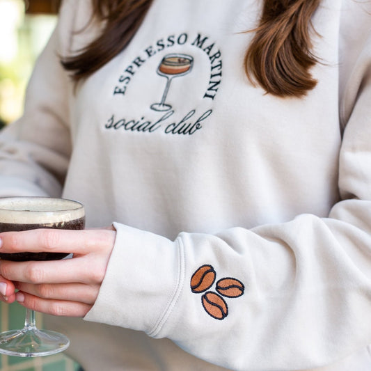 'Espresso Martini Social Club' Cozy Crew - themonogram manor 
