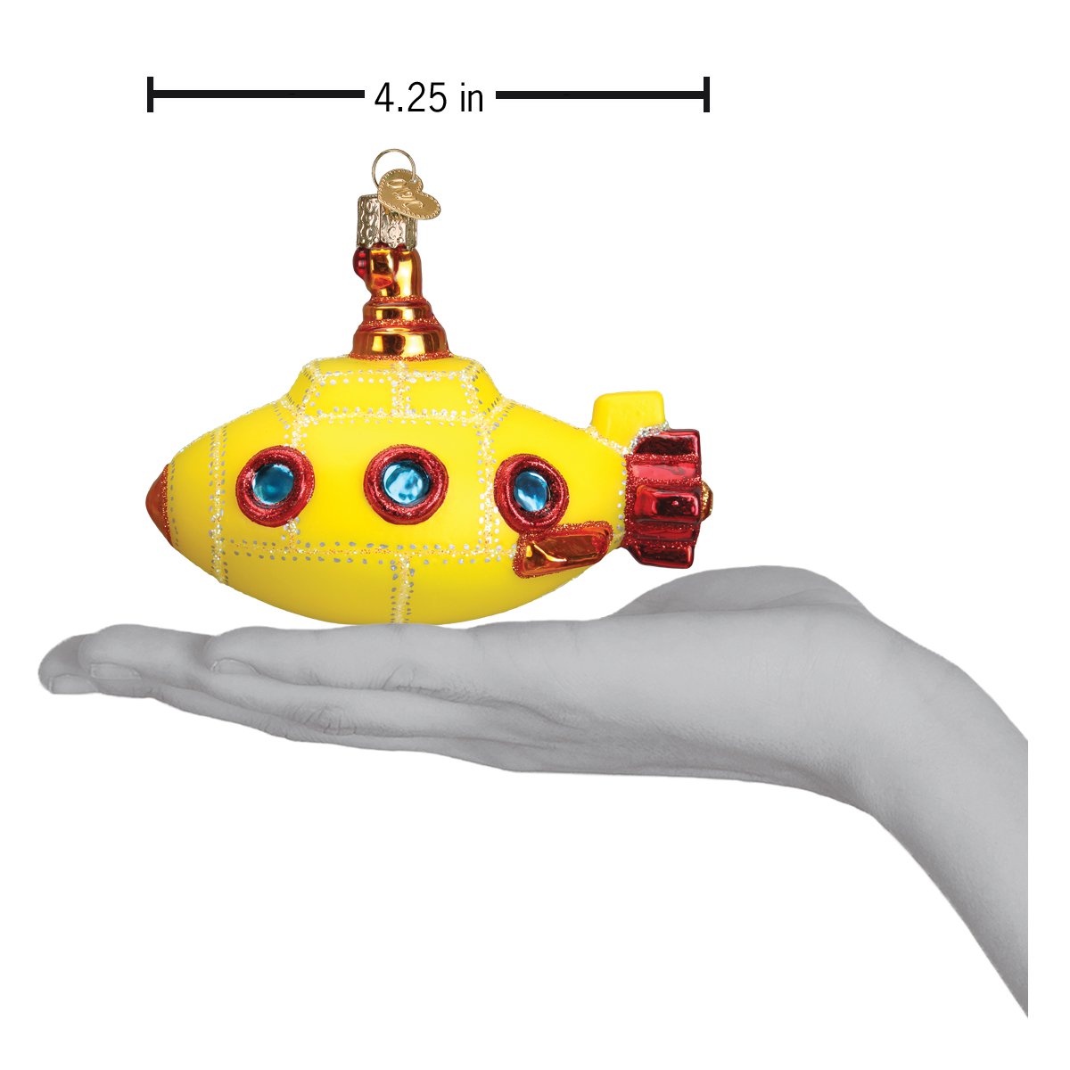 Groovy Submarine Ornament - #themonogram manor #