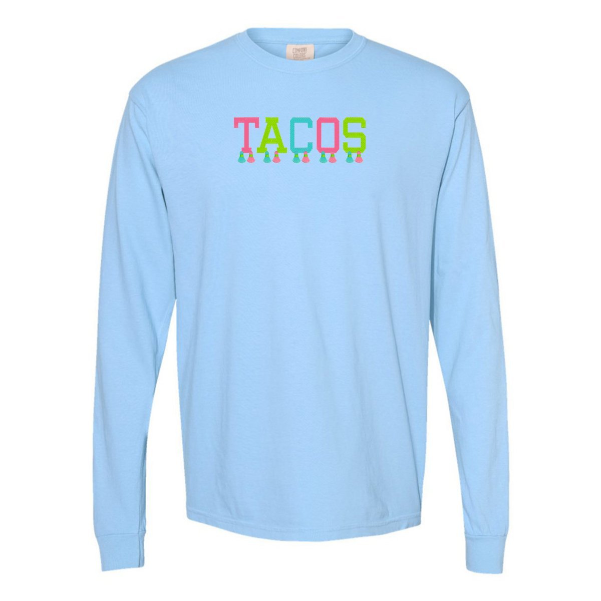 Embroidered Tasseled 'Tacos' Long Sleeve - themonogram manor 