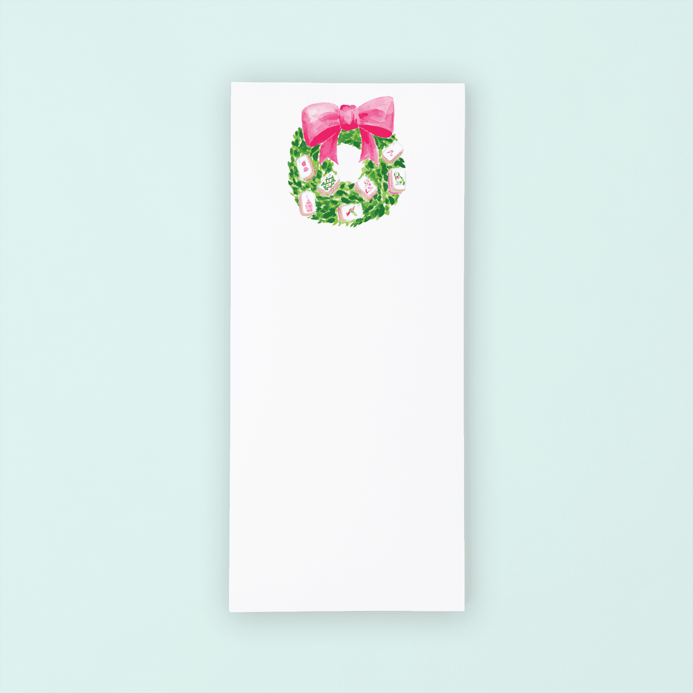 Mahjong Wreath List Pad - themonogram manor 