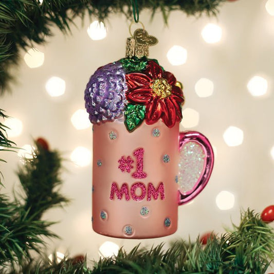 Best Mom Mug Ornament - themonogram manor 