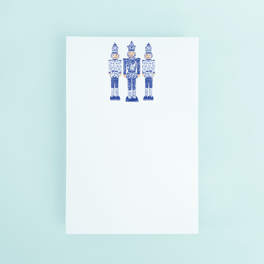 Chinoiserie Nutcrackers Notepad - themonogram manor 