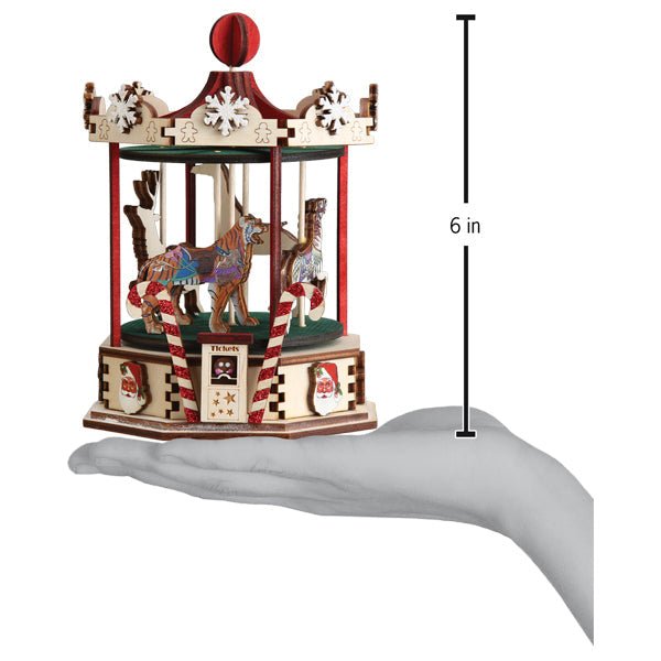 Christmas Carousel Ornament - themonogram manor 