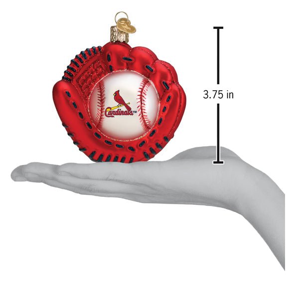 Cardinals Baseball Mitt Ornament - themonogram manor 