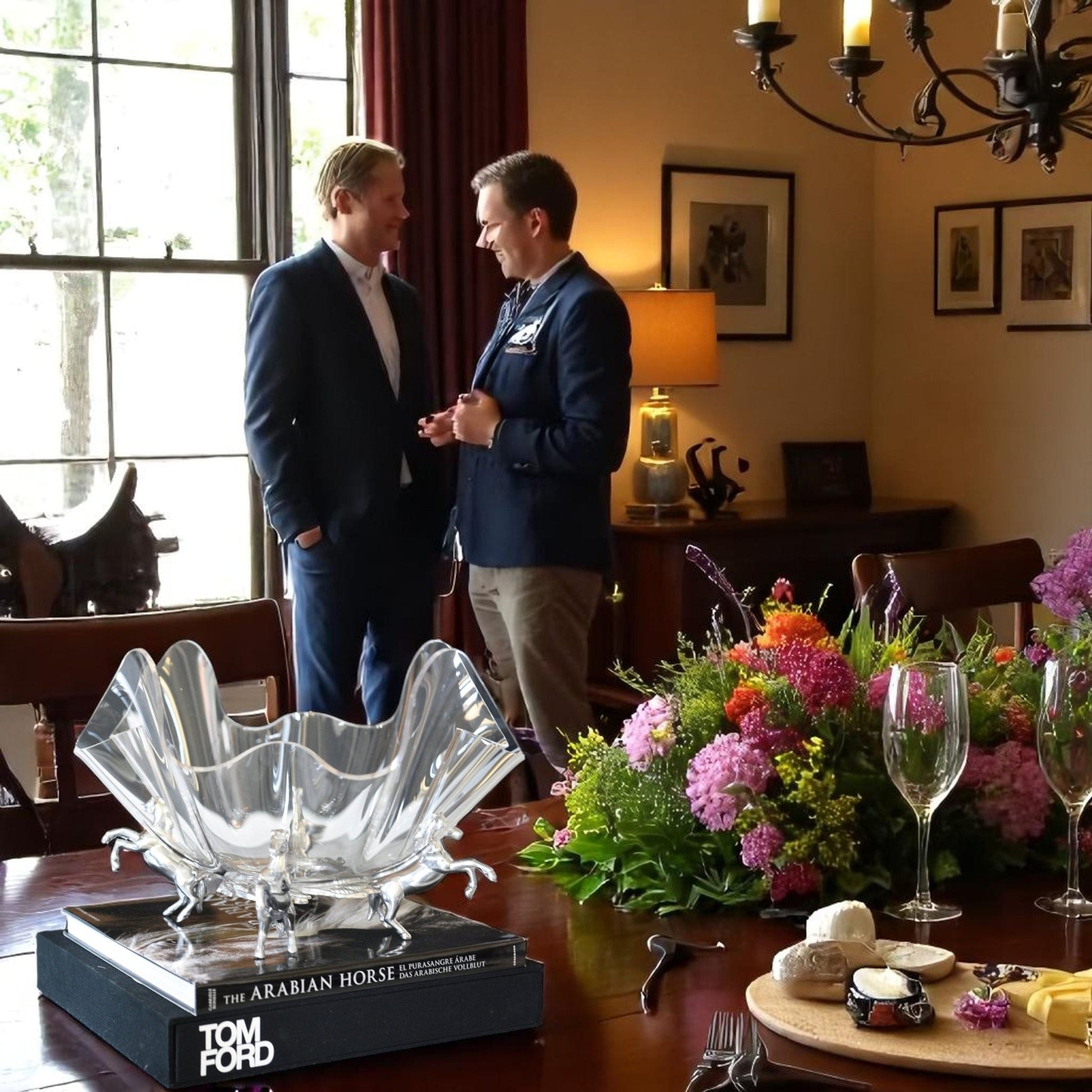 Horse Stand Acrylic Bowl 14 - themonogram manor 