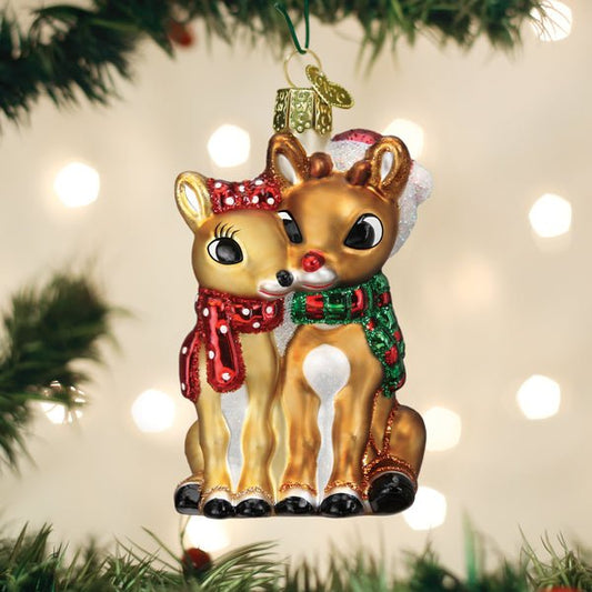 Rudolph® And Clarice™ Ornament - themonogram manor 