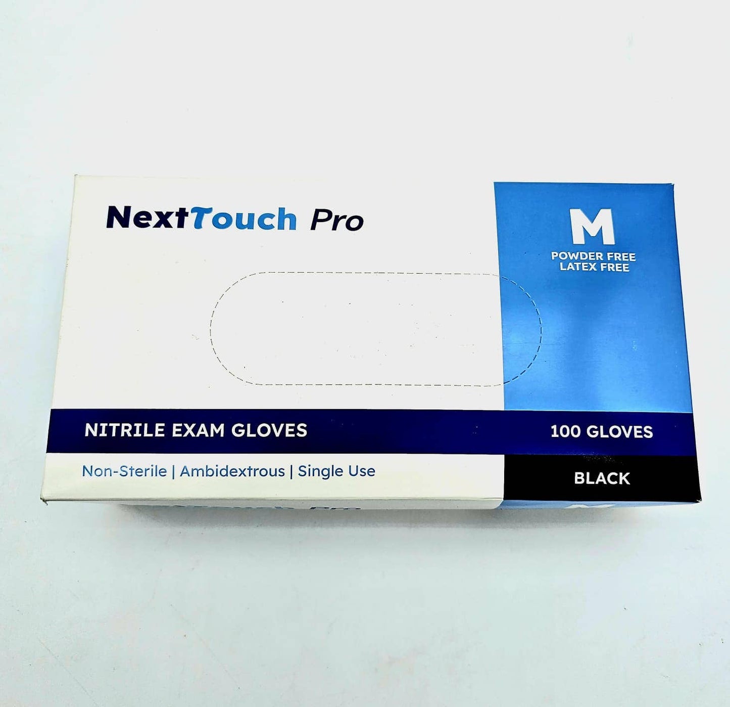 Black Nitrile Exam Gloves - 4 Mil Latex-Free 100 Ct - themonogram manor 