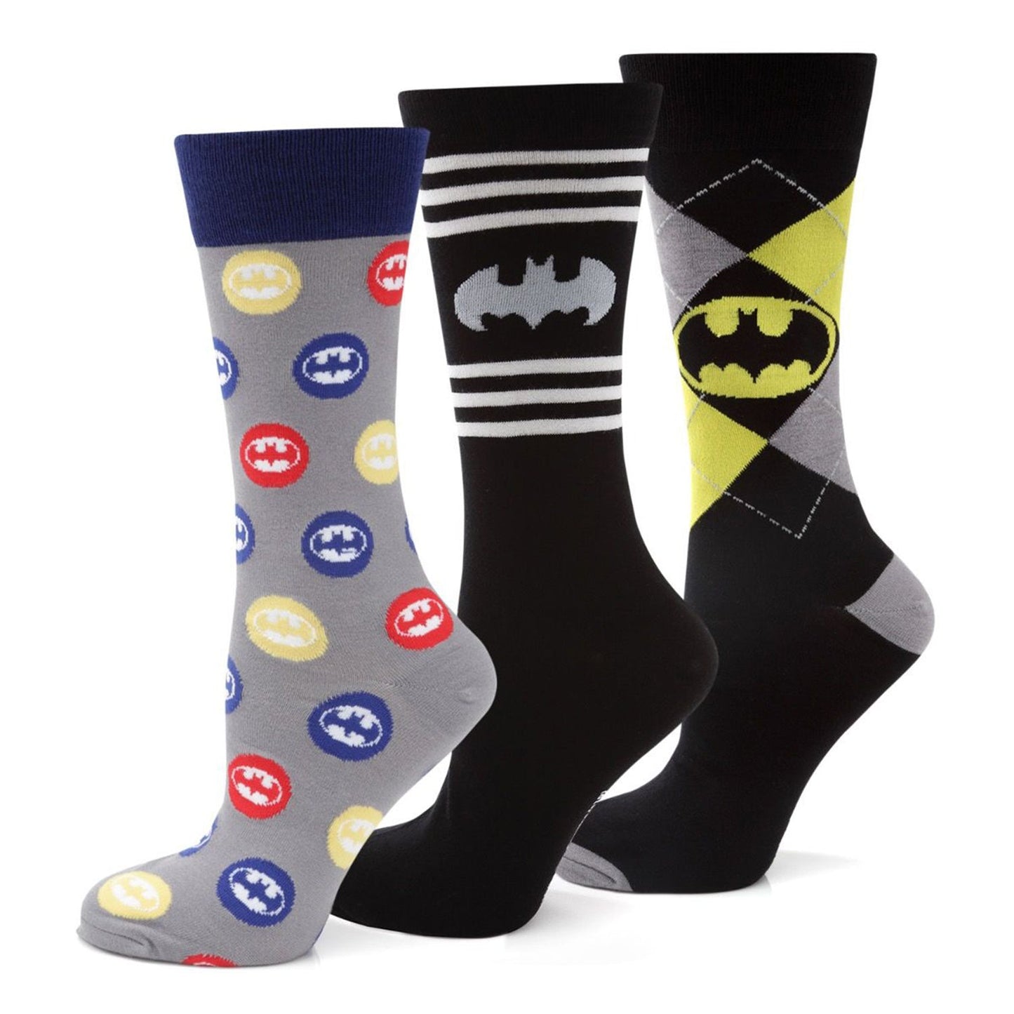DC Batman 3 Pack Sock Gift Set - themonogram manor 