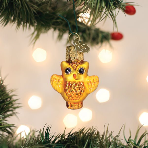 Mini Halloween Owl Ornament - themonogram manor 