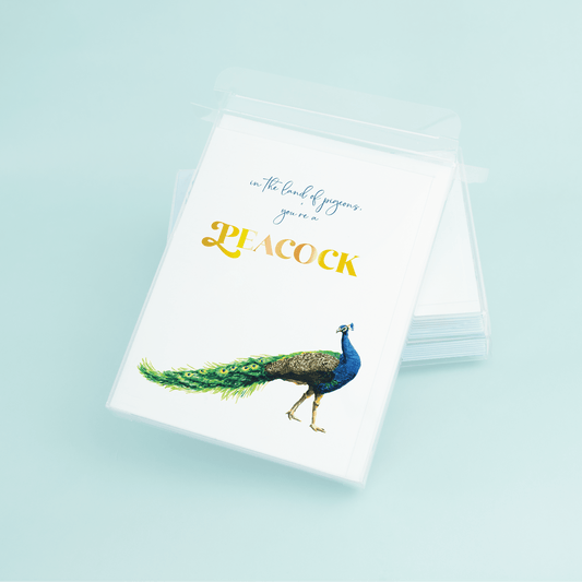 Peacock Strut "You're A peacock" - themonogram manor 