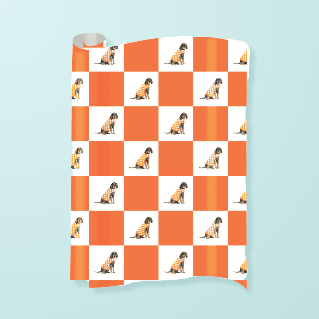 Coonhound Gift Wrap - themonogram manor 