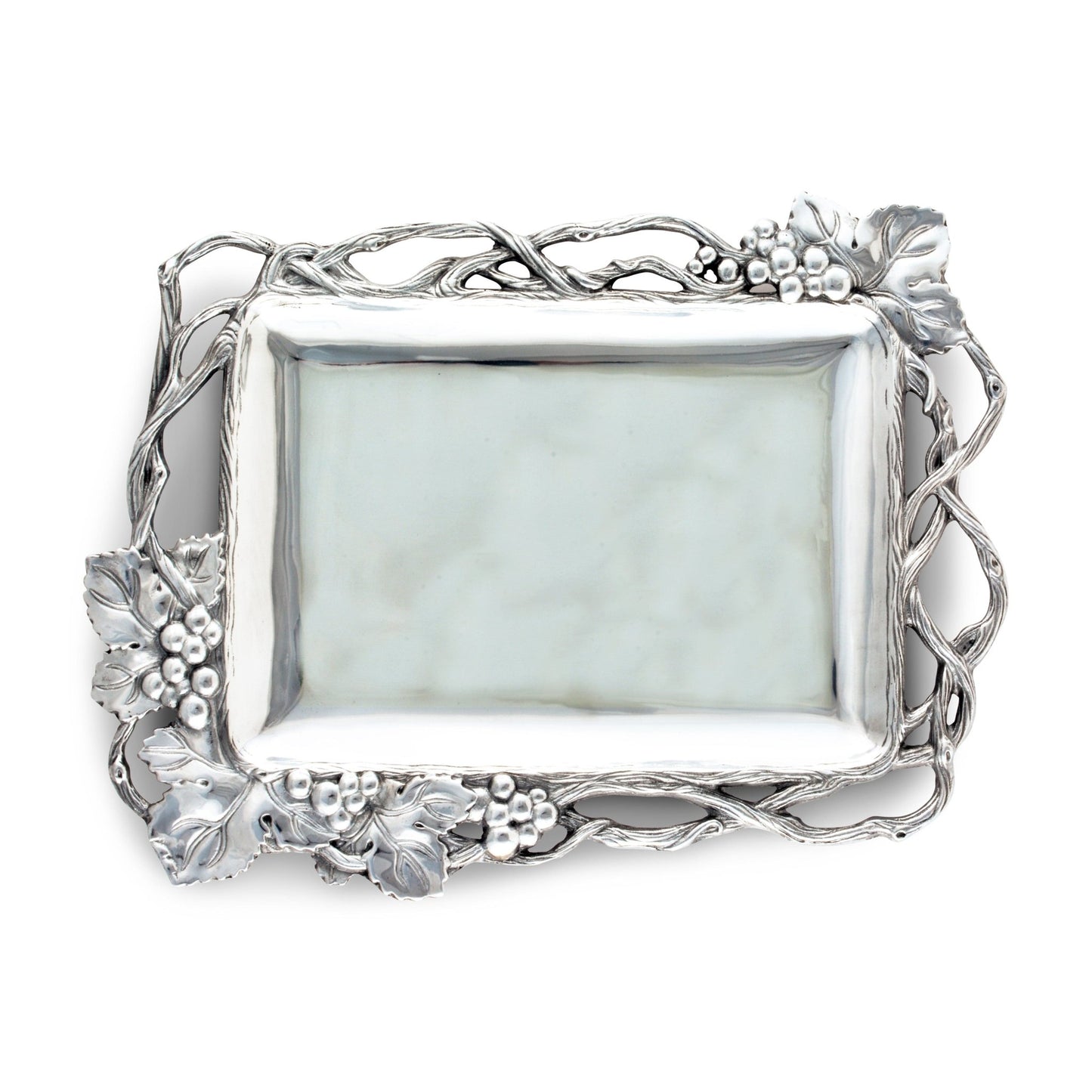 Grape Open Vine Rectangle Tray - themonogram manor 