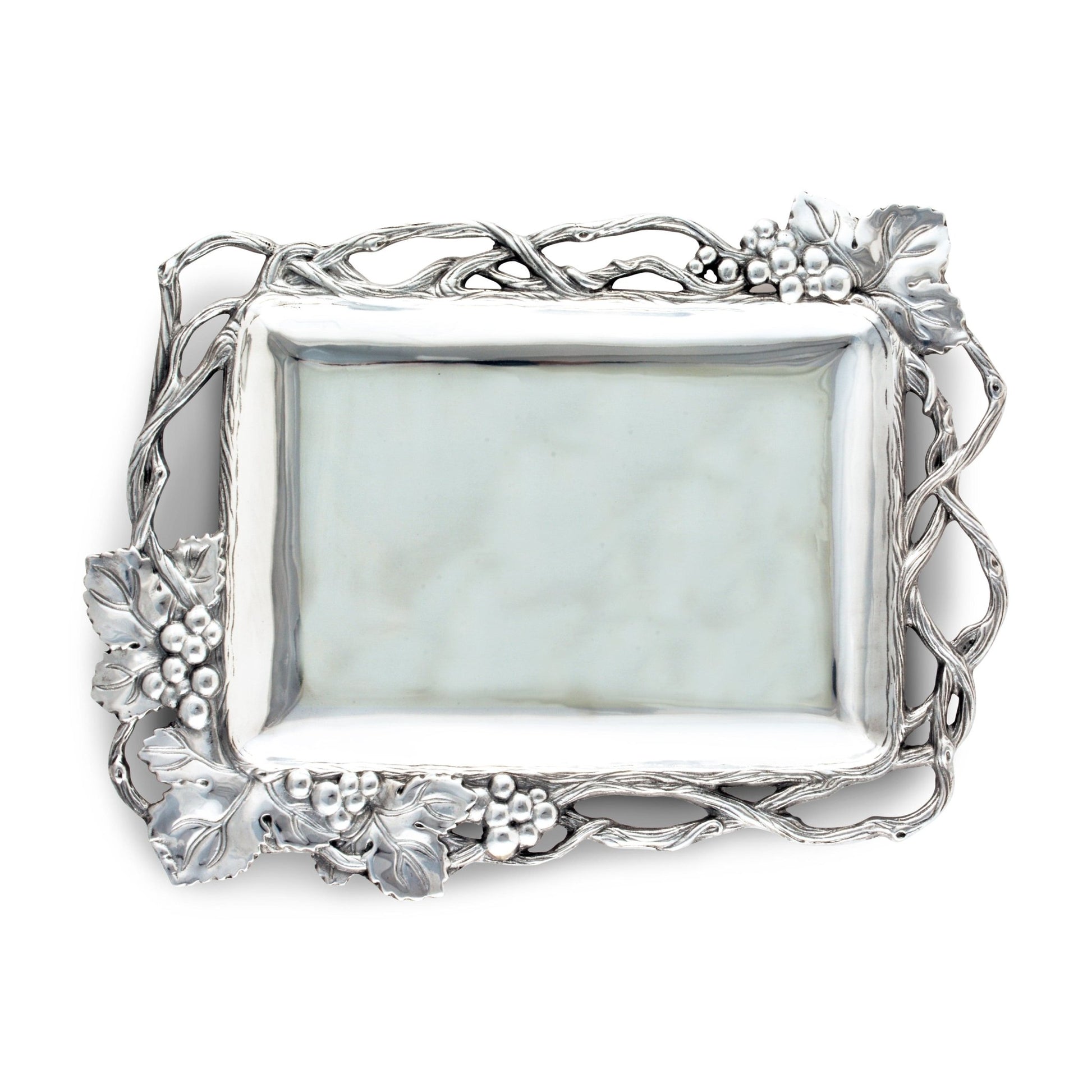 Grape Open Vine Rectangle Tray - themonogram manor 