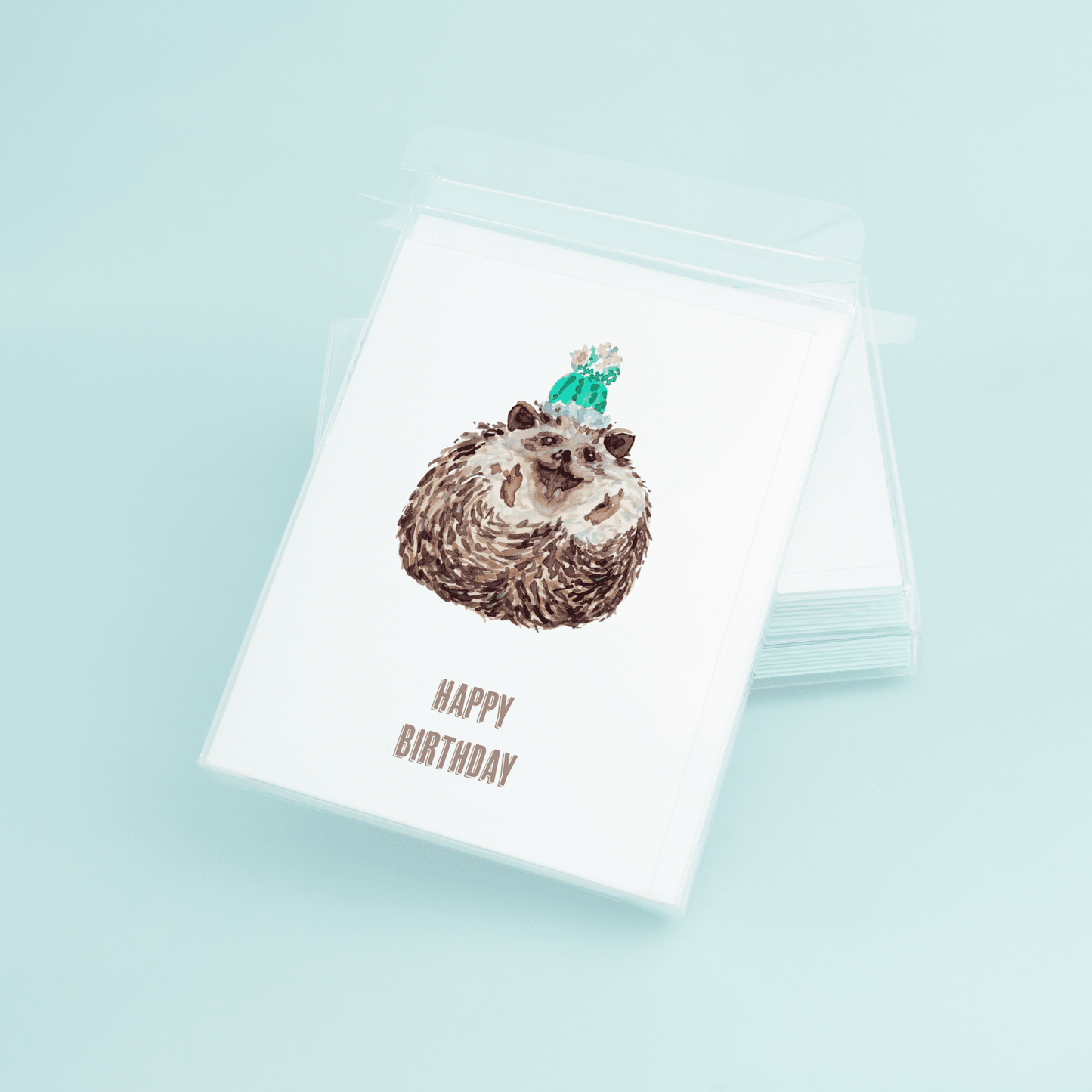 Hedgehog Birthday Card - themonogram manor 