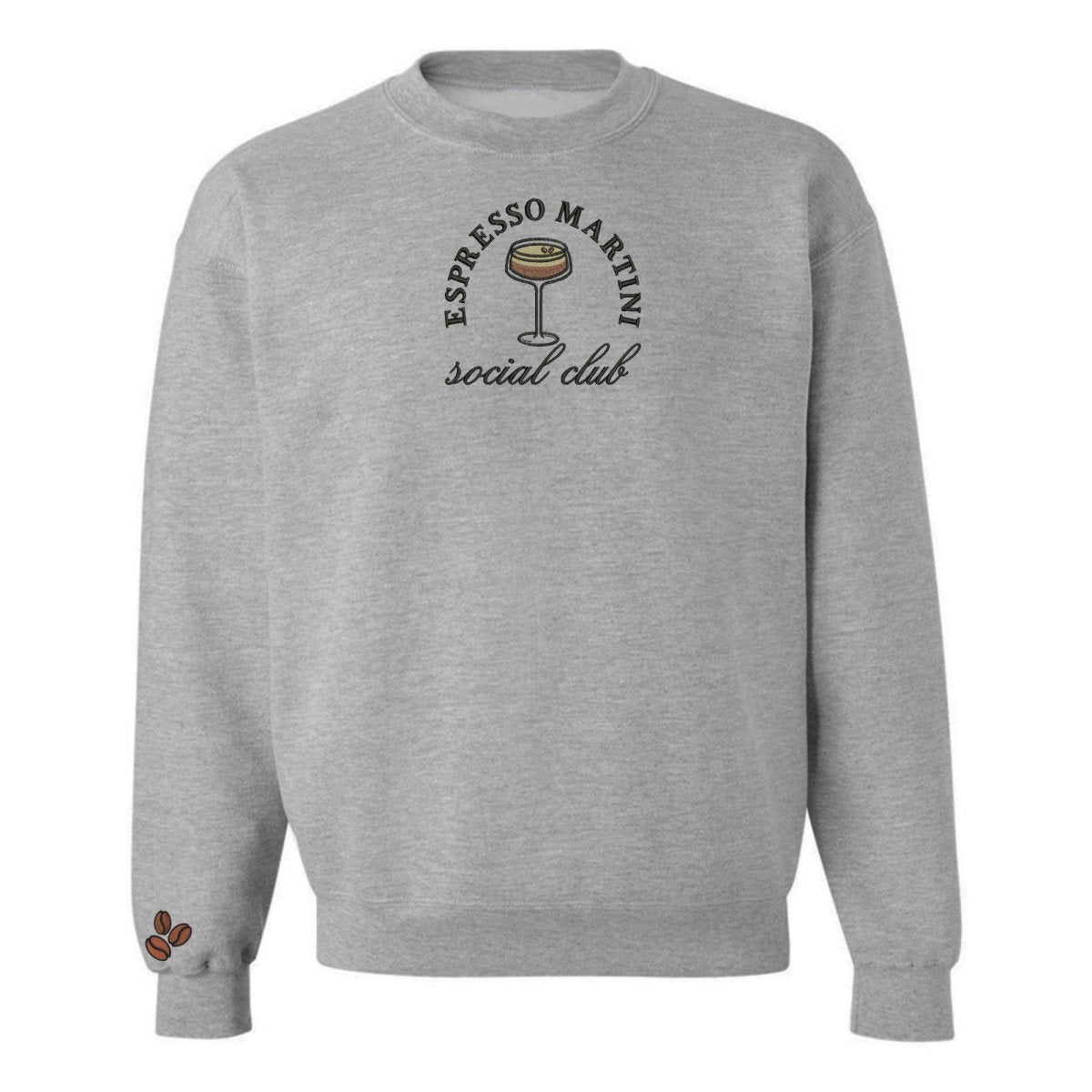 'Espresso Martini Social Club' Crewneck Sweatshirt - themonogram manor 