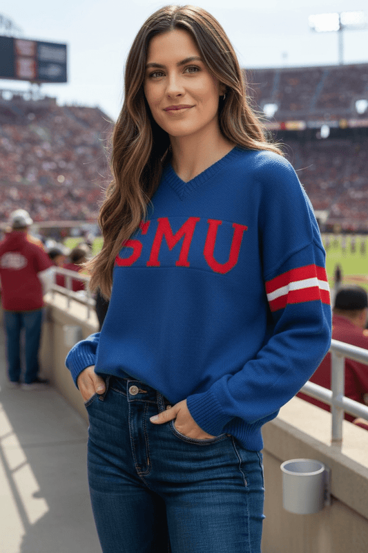 SMU Long Sleeve – Mustangs PONY UP - themonogram manor 