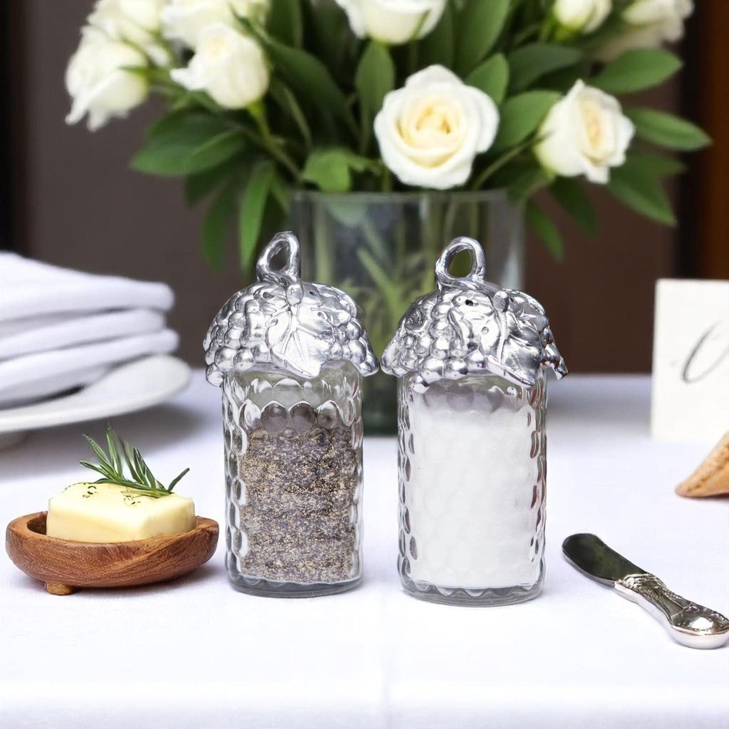 Grape Salt and Pepper Set - themonogram manor 