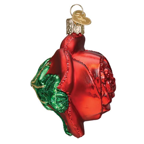 Red Rose Ornament - themonogram manor 