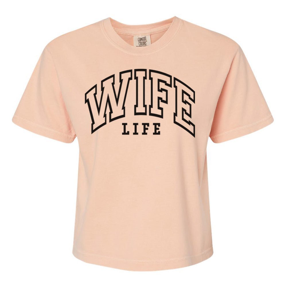 'Wife Life' Boxy T-Shirt - themonogram manor 